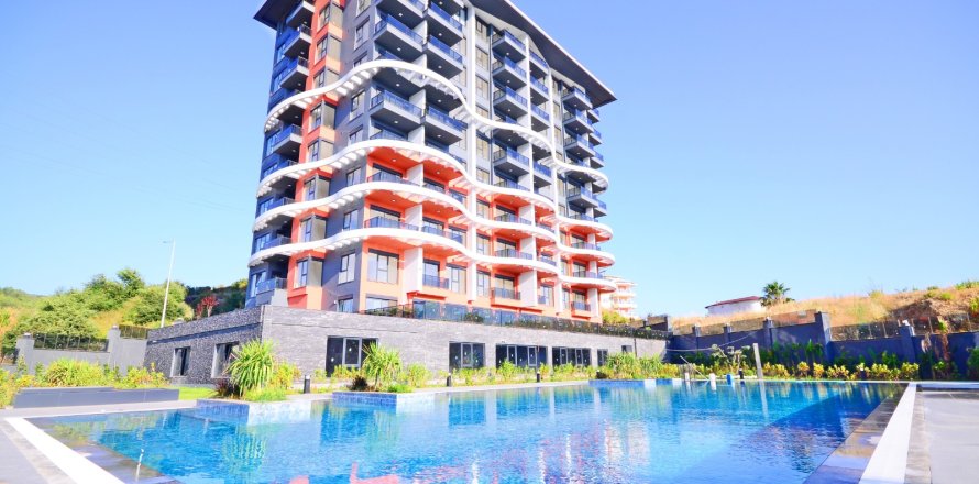 2+1 Lejlighed  i Alanya, Antalya, Tyrkiet Nr. 216758