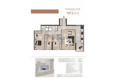 3+1 Lägenhet  i Küçükçekmece, Istanbul, istanbul, Turkiet Nr. 212100 - 16