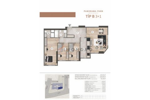 3+1 Lägenhet  i Küçükçekmece, Istanbul, istanbul, Turkiet Nr. 212100 - 20