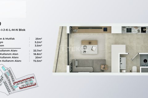 Takvåning i Famagusta, Nr. 226970 - 14