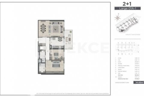 2+1 Lägenhet i istanbul, Turkiet Nr. 53128 - 14