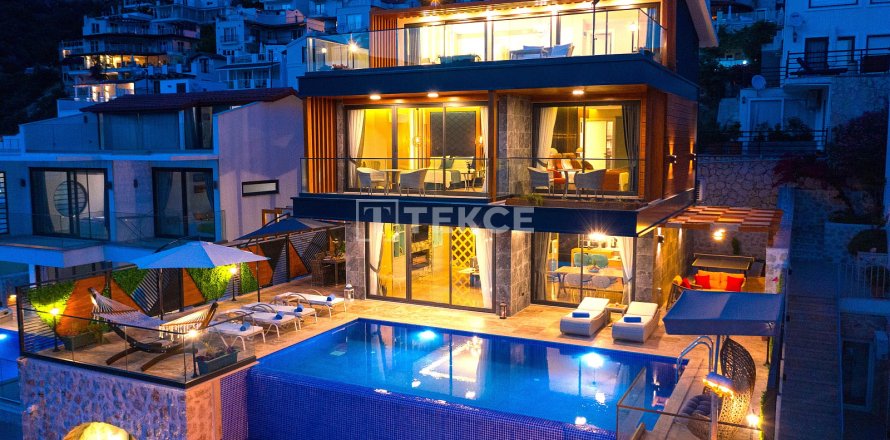 4+1 Villa i Kas, Antalya, Turkiet Nr. 221825