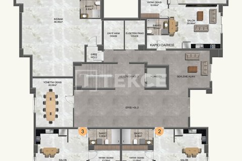 Daire  2+1  Alanya, Antalya, Türkiye №215738 - 17