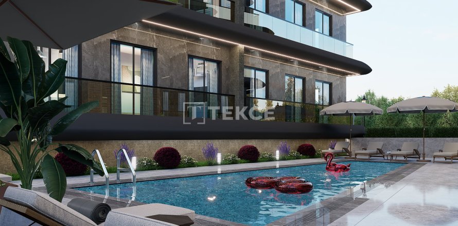 3+1 Takvåning i Alanya, Antalya, Turkiet Nr. 216245