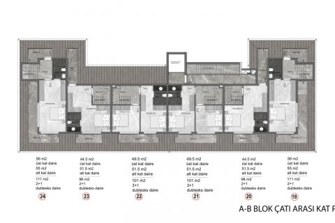 Penthouse for sale in Alanya, Antalya, Turkey, 51m2, No. 94012 – photo 28