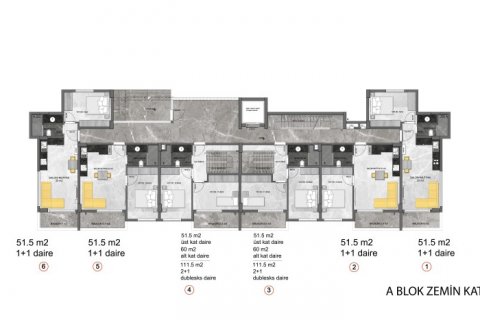 Penthouse for sale in Alanya, Antalya, Turkey, 51m2, No. 94012 – photo 24