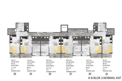 Penthouse for sale in Alanya, Antalya, Turkey, 51m2, No. 94012 – photo 26