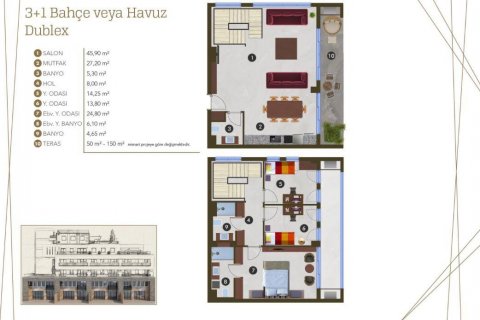 Apartment for sale in Altintash, Antalya, Turkey, 70m2, No. 94011 – photo 23
