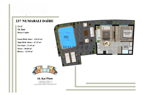 3+1 Wohnung in Aksu, Antalya, Türkei Nr. 221792 - 23