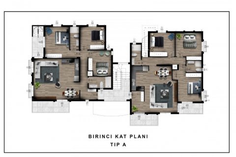 Продажа квартиры в Северном Кипре 4 комн., 120м2, №101381 – фото 12
