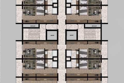 Продажа квартиры  в Мерсине, Турция студия, 43м2, №227900 – фото 12