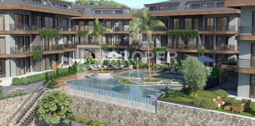 Leilighet i Bektas, Alanya, Antalya, Tyrkia Nr. 90451