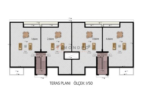 2+1 Leilighet i Lapta, Girne, Nr. 212300 - 5