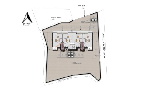 2+1 Leilighet i Lapta, Girne, Nr. 212300 - 7
