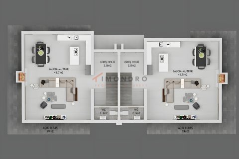 3+1 Villa  i Lapta, Girne,  Nr. 212299 - 9