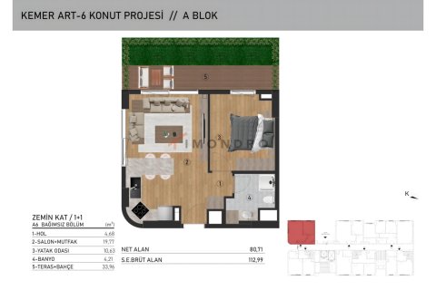 1+1 Lägenhet i Eyup, Istanbul, istanbul, Turkiet Nr. 221523 - 19