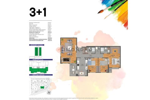 3+1 Lägenhet i Küçükçekmece, Istanbul, istanbul, Turkiet Nr. 221519 - 25