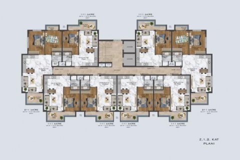Продажа пентхауса в Оба, Анталье, Турция 2 комн., 49м2, №94387 – фото 18