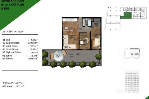 Wohnung in Mersin, Türkei Nr. 102804 - 15