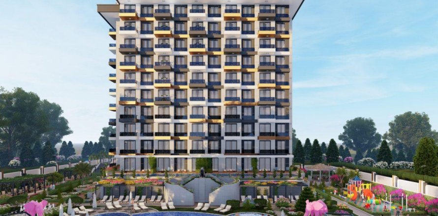 آپارتمان در  Alanya ، ترکیه 48 متر مربع.  شماره 107812