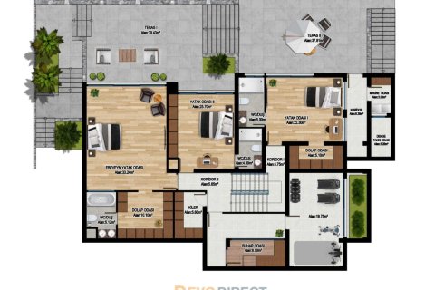 Продажа виллы в Арапкое, Гирне, Северный Кипр 6+1, 410м2, №226074 – фото 15