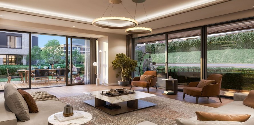 5+1 Apartment in Selenium Park, Istanbul, Turkey No. 92512