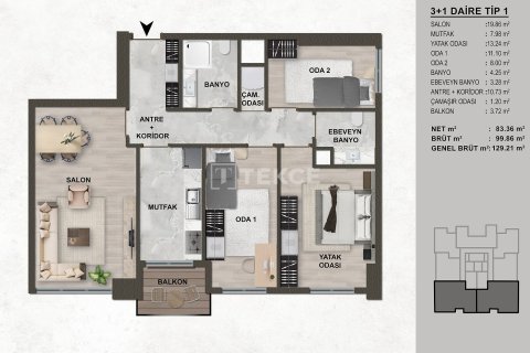 3+1 Wohnung in Istanbul, Türkei Nr. 221407 - 19