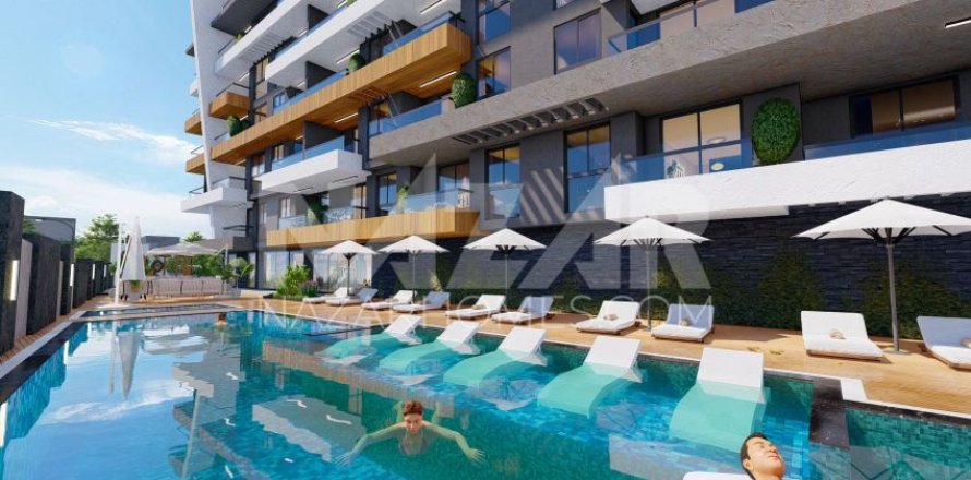 1+1 Leilighet i Gazipasa, Antalya, Tyrkia Nr. 224587