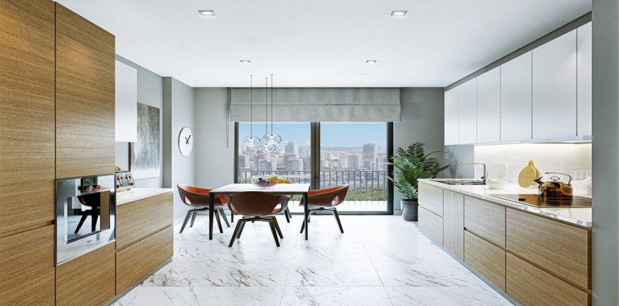 Квартира в Luxera Nevbahar 3+1, Башакшехир, Стамбул, Турция №95288