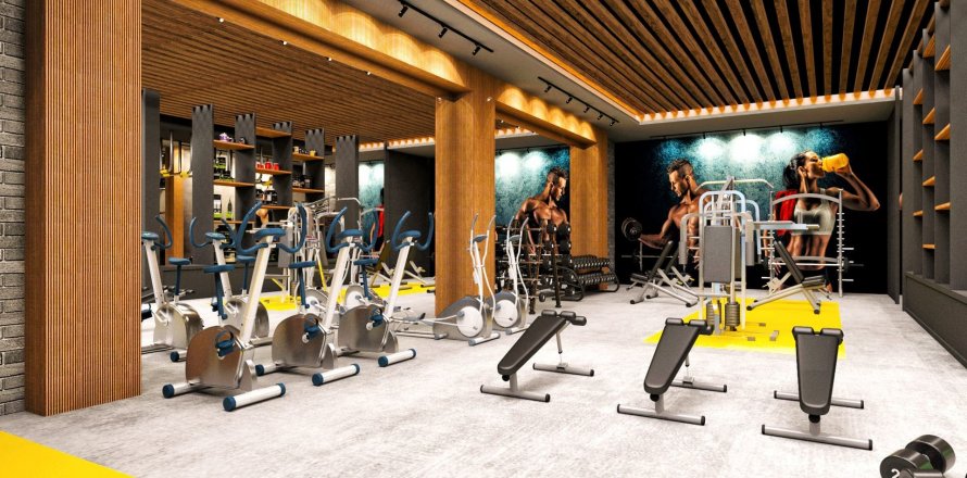 2+1 Lejlighed i Exodus Resort Comfort City, Mahmutlar, Antalya, Tyrkiet Nr. 99917