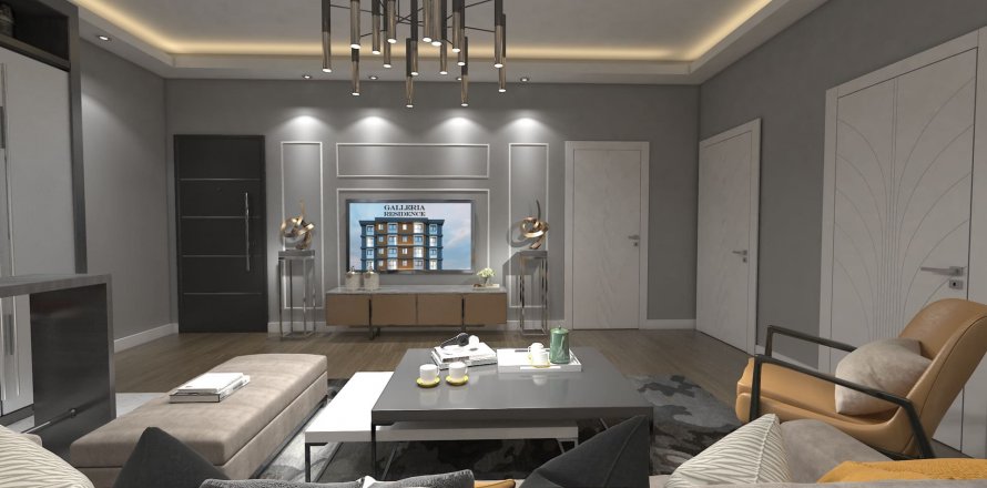1+1 Lägenhet i Galleria Residence, Kâğıthane, istanbul, Turkiet Nr. 96679