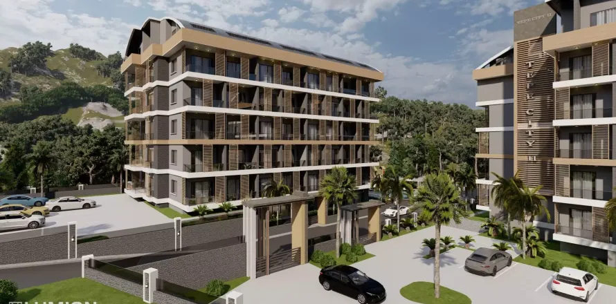 1+1 Lägenhet i Alanya, Antalya, Turkiet Nr. 222980