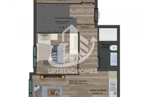 Apartment for sale in Oba, Antalya, Turkey, 1 bedroom, 65m2, No. 101063 – photo 15