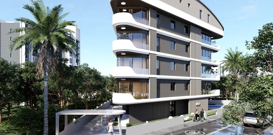 1+1 Leilighet i Mugla, Tyrkia Nr. 223478