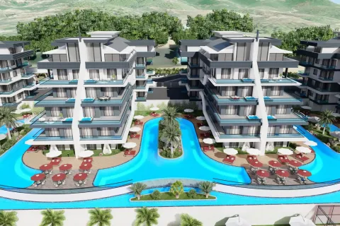 1+1 Leilighet  i Oba, Antalya, Tyrkia Nr. 219674 - 13
