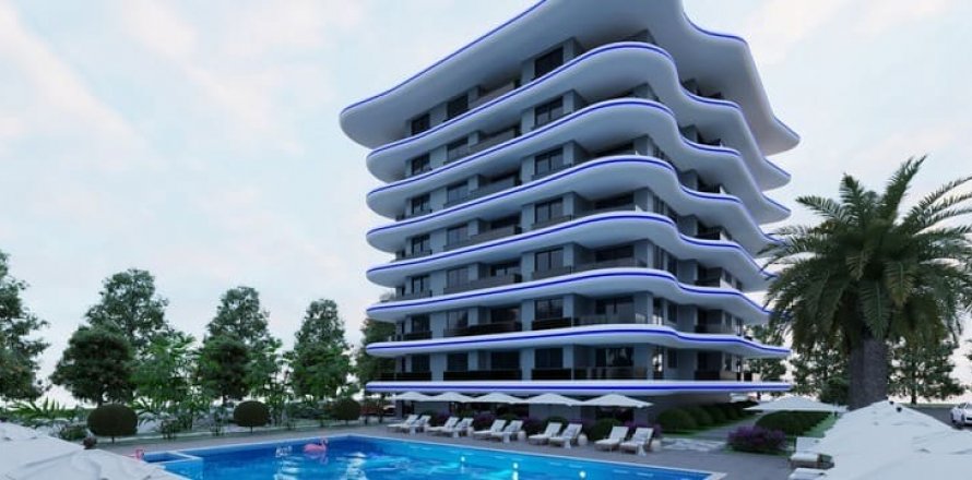 1+1 Lägenhet  i Avsallar, Antalya, Turkiet Nr. 98419