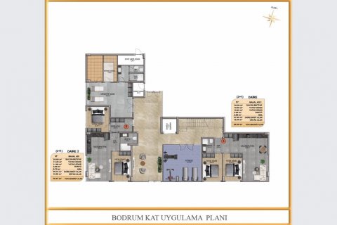 Leilighet  i Alanya, Antalya, Tyrkia Nr. 94195 - 3