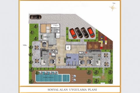 Leilighet  i Alanya, Antalya, Tyrkia Nr. 94195 - 2