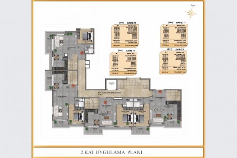 Leilighet  i Alanya, Antalya, Tyrkia Nr. 94195 - 6