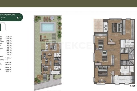 5+1 Villa i Beykoz, Istanbul, Tyrkiet Nr. 220068 - 13