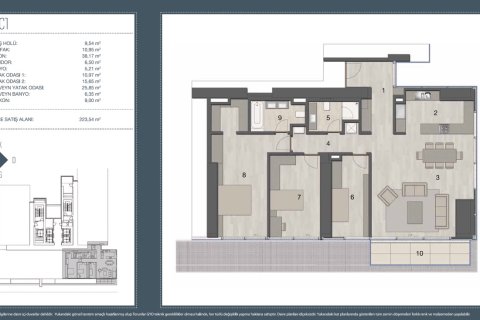Продажа пентхауса в Шишли, Стамбуле, Турция 3 комн., 226м2, №225820 – фото 23
