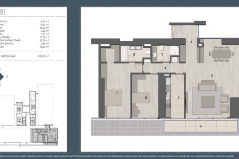 Продажа пентхауса в Шишли, Стамбуле, Турция 3 комн., 226м2, №225820 – фото 22