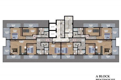 Lägenhet i Alanya, Antalya, Turkiet Nr. 94841 - 20