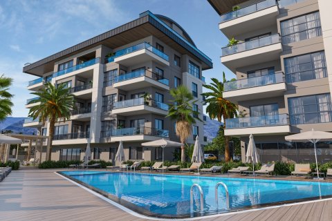 3+1 Lejlighed  i Alanya, Antalya, Tyrkiet Nr. 86073