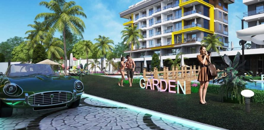 1+1 Leilighet i Alanya, Antalya, Tyrkia Nr. 211452