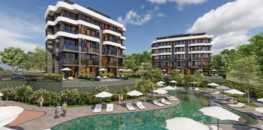 1+1 Apartment  in Alanya, Antalya, Turkey No. 223616