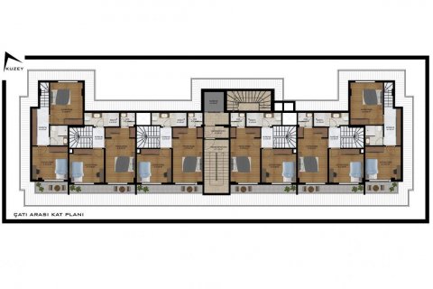 Penthouse for sale in Demirtas, Alanya, Antalya, Turkey, 60m2, No. 94207 – photo 24