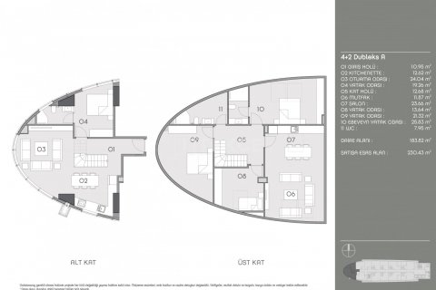 3+1 Lägenhet i istanbul, Turkiet Nr. 82373 - 14