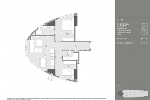 3+1 Lägenhet i istanbul, Turkiet Nr. 82373 - 13