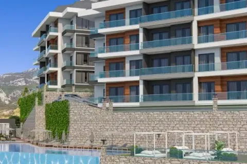 1+1 Leilighet i Kargicak, Alanya, Antalya, Tyrkia Nr. 223036 - 2